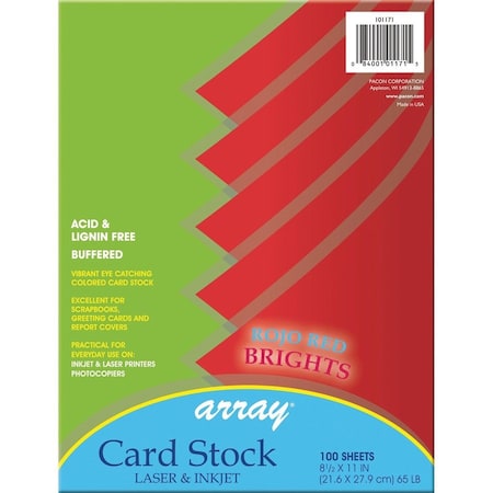 Cardstock,,Bright,8.5X11,Rord Pk